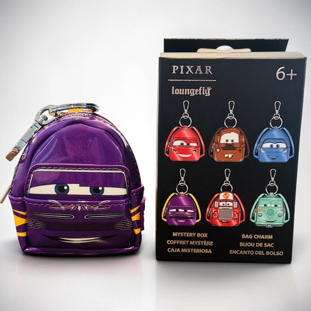 Loungefly Disney Pixar Cars Ramone Mini Backpack Bag Charm Keychain New